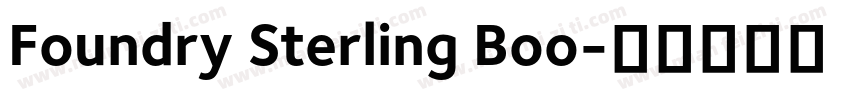 Foundry Sterling Boo字体转换